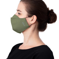 f-stop DYOTA AG+ ION Reusable 3-Layer Antibacterial Fabric Adult Large Face Mask (Green)