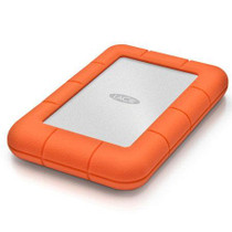 LaCie 2TB Rugged Mini Portable External Hard Drive, 5400 RPM, USB 3.0/2.0, Up to 5Gbps USB 3.0 Transfer Rate, Orange
