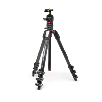 Manfrotto 055 4-Section Carbon Fiber Tripod Kit with X-PRO Ball Head and MOVE Quick Release System