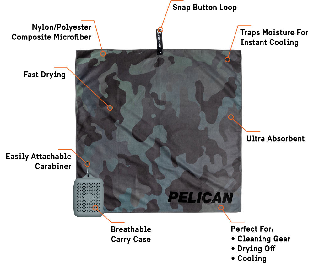Multi-Use Towel  Feature Callouts